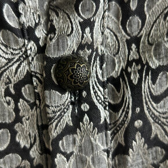 Steampunk Devil’s Fashion Men's Shirt Gothic Party Prom Gentlemen Dress Shirt - Picture 7 of 10